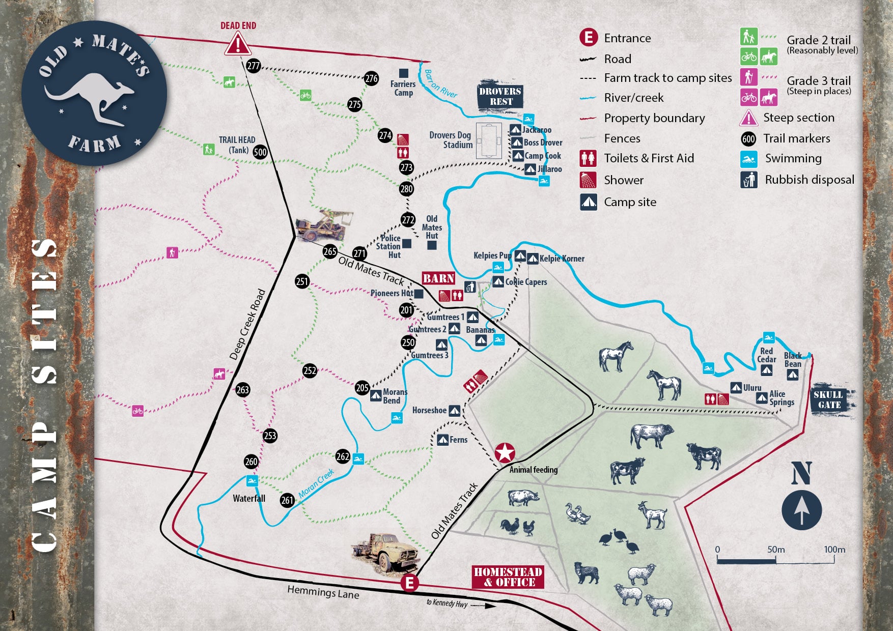 Interactive Camp Site Map